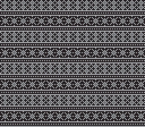 Moderne Ethnique Fair Isle modèle sans couture — Image vectorielle