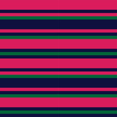 Renkli Klasik Modern Çizgili Desen