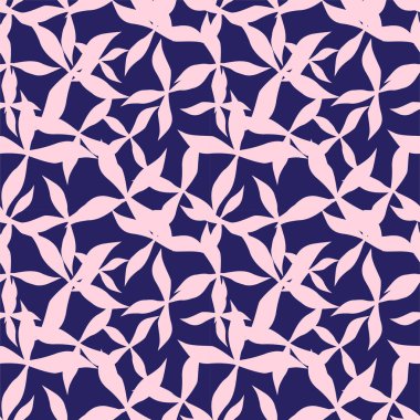 Renkli Tropikal Çiçeksiz Desen