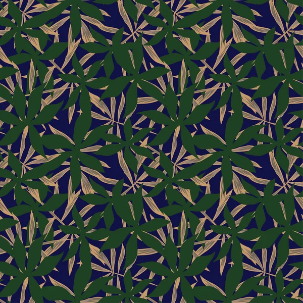 Барвистий тропічний квітковий безшовний візерунок — стоковий вектор
