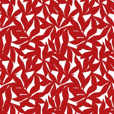 Renkli Tropikal Çiçeksiz Desen