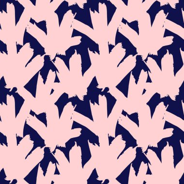 Soyut Renkli Fırça Vuruşları Kusursuz Desen