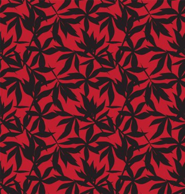 Renkli Tropikal Çiçeksiz Desen