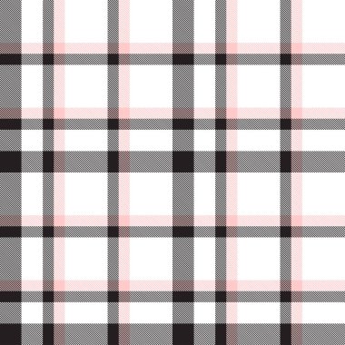 Klasik Modern Ekose Tartan Kusursuz Desen