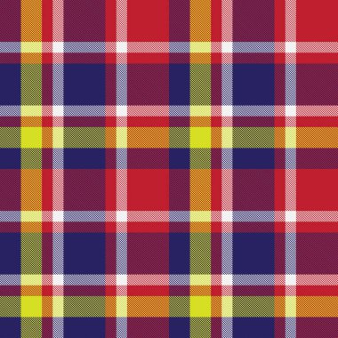 Klasik Modern Ekose Tartan Kusursuz Desen