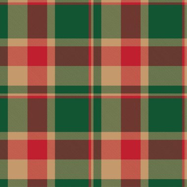 Klasik Modern Ekose Tartan Kusursuz Desen