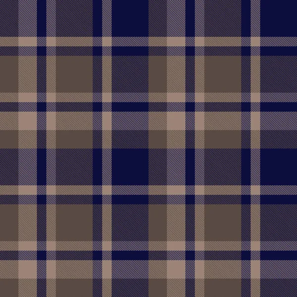 Classic Modern Plaid Tartan Seamless Pattern — Stock Vector