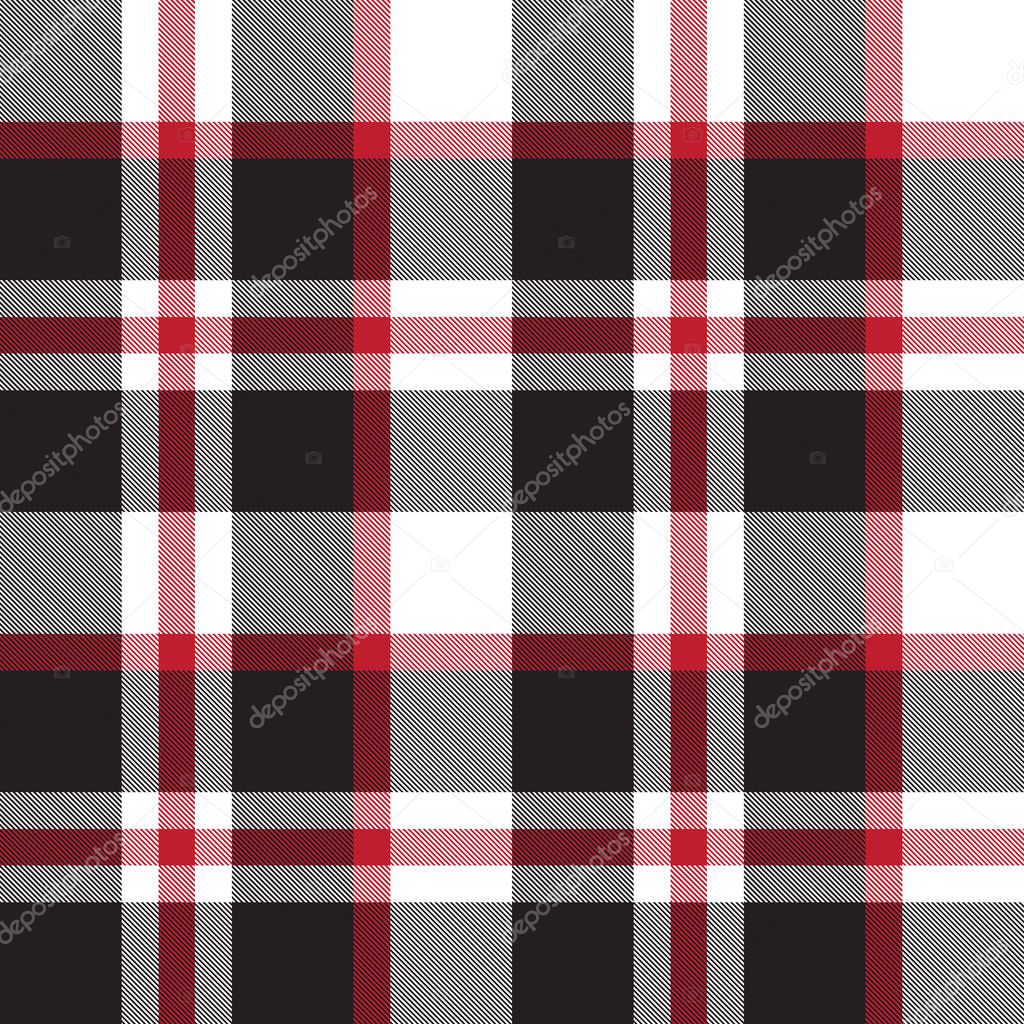 Classic Modern Plaid Tartan Seamless Pattern