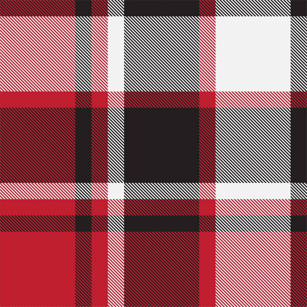 Classic Modern Plaid Tartan Seamless Pattern