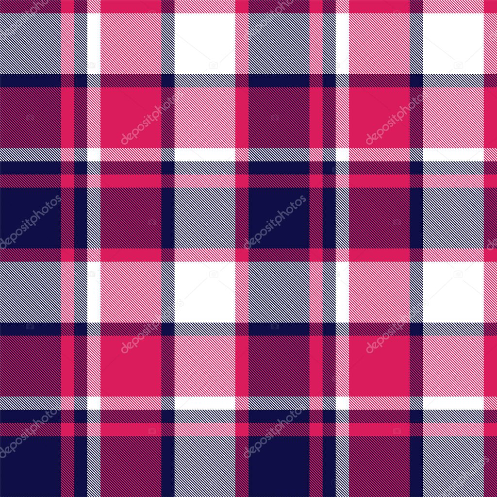 Classic Modern Plaid Tartan Seamless Pattern