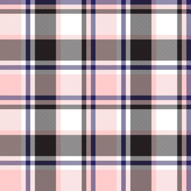 Klasik Modern Ekose Tartan Kusursuz Desen
