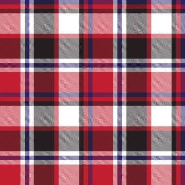 Klasik Modern Ekose Tartan Kusursuz Desen
