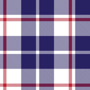 Klasik Modern Ekose Tartan Kusursuz Desen