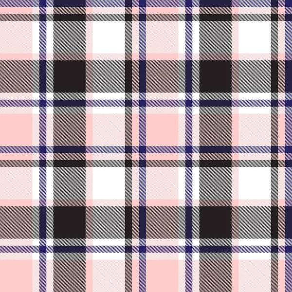 Klassieke moderne Plaid Tartan naadloos patroon — Stockvector