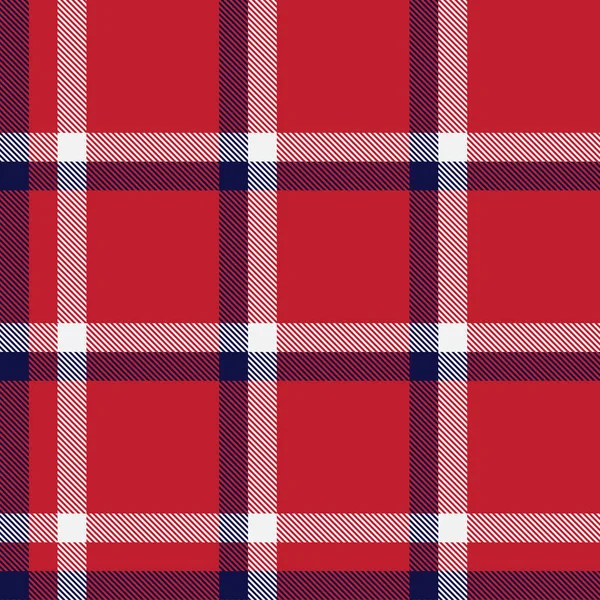 Klasik Modern Ekose Tartan Kusursuz Desen — Stok Vektör