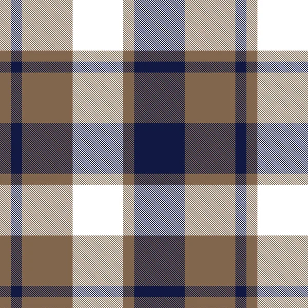 Classic Modern Plaid Tartan Seamless Pattern — Stock Vector