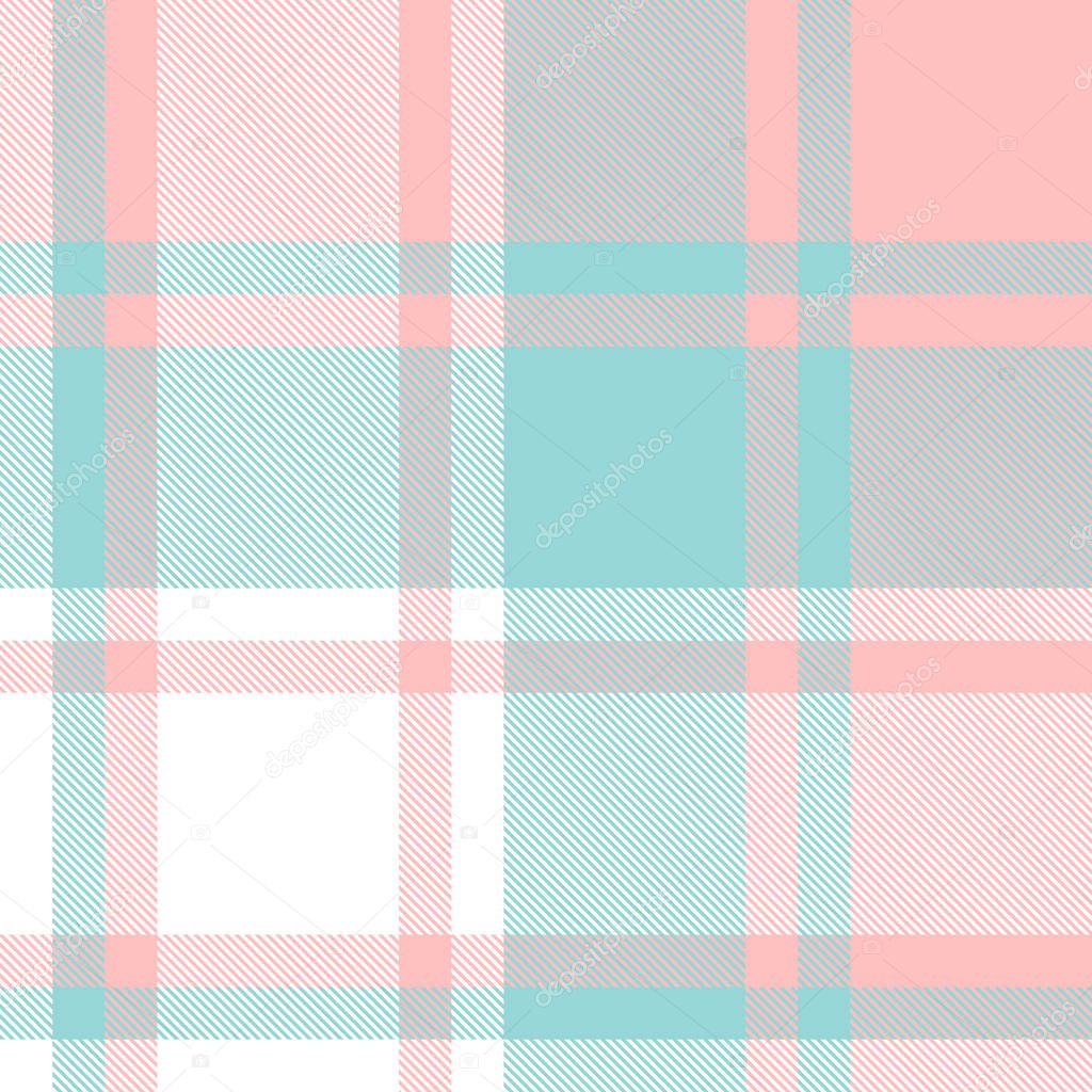 Classic Modern Plaid Tartan Seamless Pattern