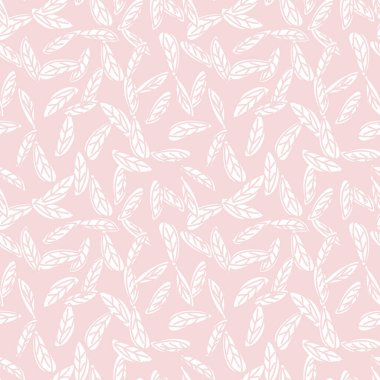 Soyut Botanik Yapraksız Desen