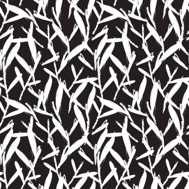 Soyut Botanik Yapraksız Desen