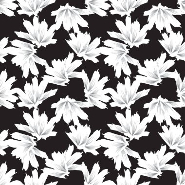 Soyut Fırça darbesi Çiçeksiz Desen