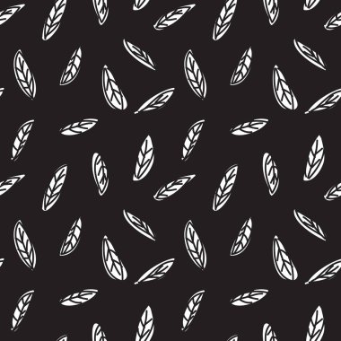 Soyut Botanik Yapraksız Desen