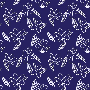 Soyut Fırça darbesi Çiçeksiz Desen