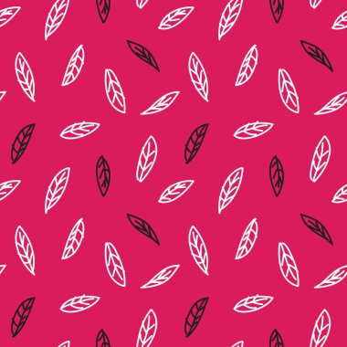 Soyut Botanik Yapraksız Desen