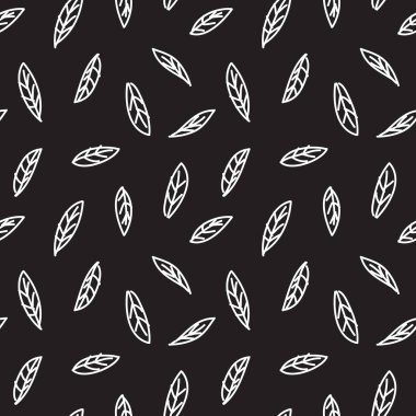 Soyut Botanik Yapraksız Desen