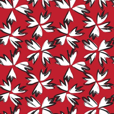 Soyut Fırça Vuruşları Kusursuz Desen