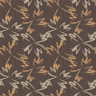 Soyut Fırça Vuruşları Kusursuz Desen