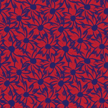 Soyut Fırça Vuruşları Kusursuz Desen