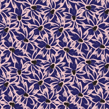 Soyut Fırça Vuruşları Kusursuz Desen