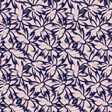 Soyut Fırça Vuruşları Kusursuz Desen