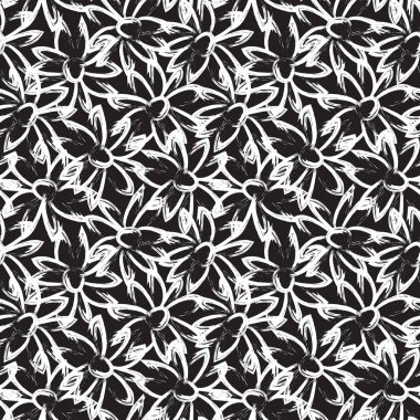 Soyut Fırça Vuruşları Kusursuz Desen