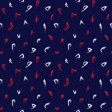 Soyut Fırça Vuruşları Kusursuz Desen