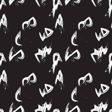 Soyut Fırça Vuruşları Kusursuz Desen