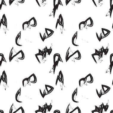 Soyut Fırça Vuruşları Kusursuz Desen