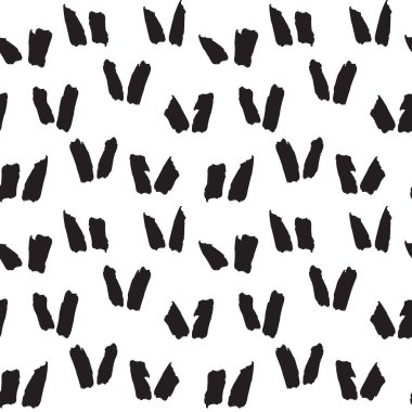 Soyut Fırça Vuruşları Kusursuz Desen