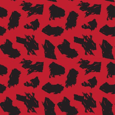 Soyut Fırça Vuruşları Kusursuz Desen