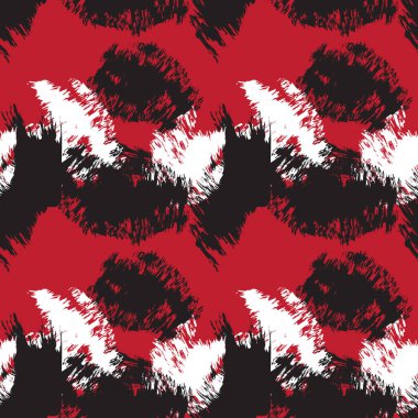 Soyut Fırça Vuruşları Kusursuz Desen