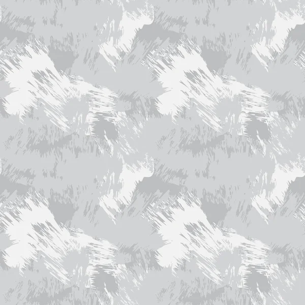 Escova abstrata traços camuflagem padrão sem costura — Vetor de Stock