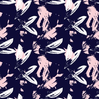 Soyut Fırça Vuruşları Kusursuz Desen