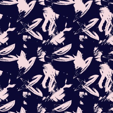 Soyut Fırça Vuruşları Kusursuz Desen