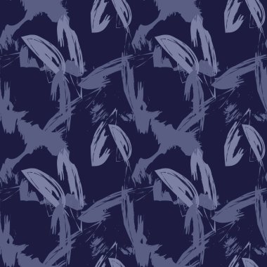 Soyut Fırça Vuruşları Kusursuz Desen