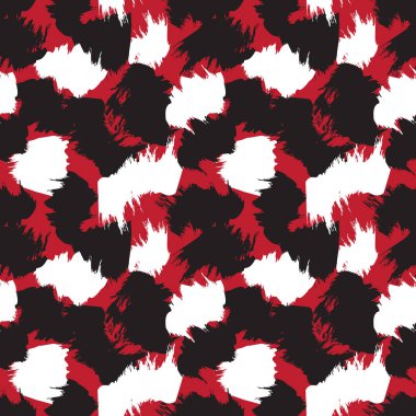 Soyut Fırça Vuruşları Kusursuz Desen