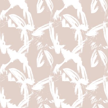 Soyut Fırça Vuruşları Kusursuz Desen