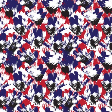 Soyut Fırça Vuruşları Kusursuz Desen