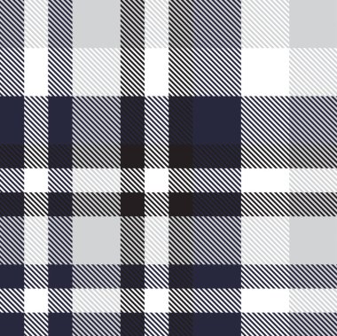 Klasik Modern Ekose Tartan Kusursuz Desen