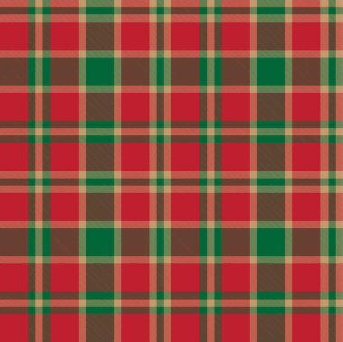 Klasik Modern Ekose Tartan Kusursuz Desen