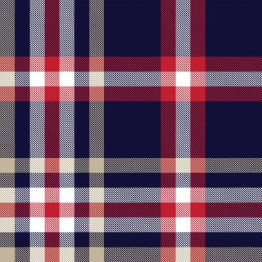 Klasik Modern Ekose Tartan Kusursuz Desen